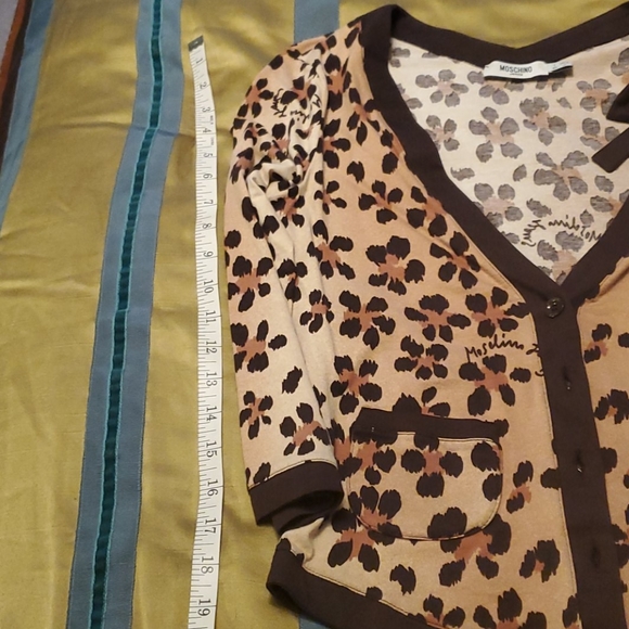 Moschino leopard print cardigan - Picture 9 of 11